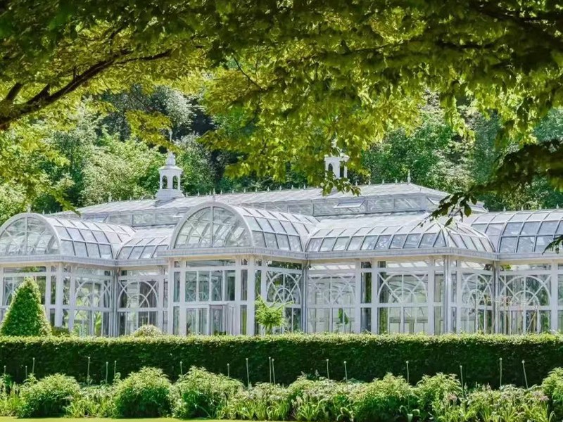 Victorian glass greenhouse conservatory for wedding